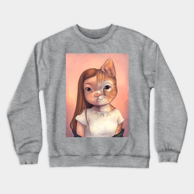 Werecat Crewneck Sweatshirt by selvagemqt